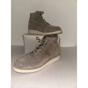 VINCE Finley Suede Platform Lace-up Booties Apx 8.5